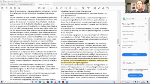 Dott. Andrea Carli, Presidente Sezione Famiglia del Tribunale di Biella